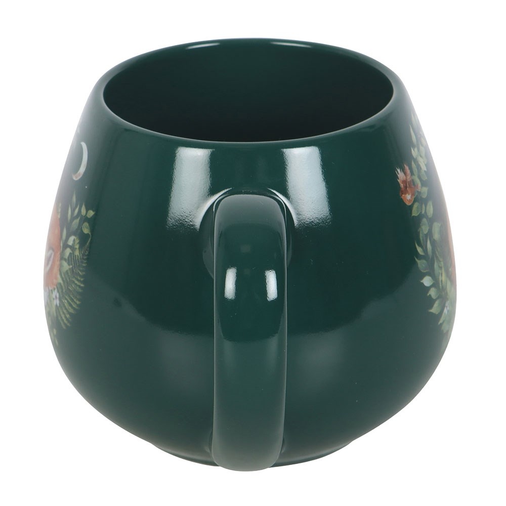 Something Different - Green Sleeping Fox Rounded Mok/beker - Groen